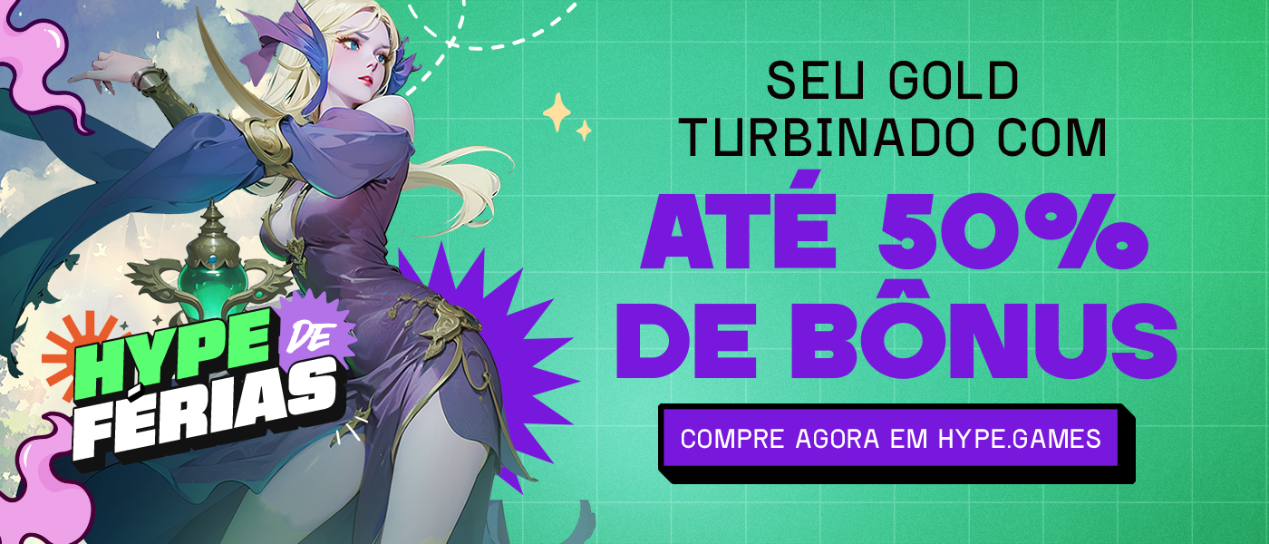 O Hype de Férias já começou com bônus de até 50%